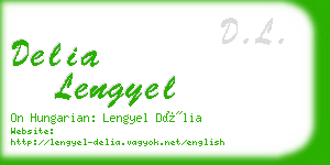 delia lengyel business card